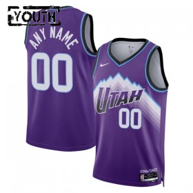 Dres Utah Jazz Prilagođeni Nike 2025-26 Icon Edition Ljubičasta Swingman - Dječji